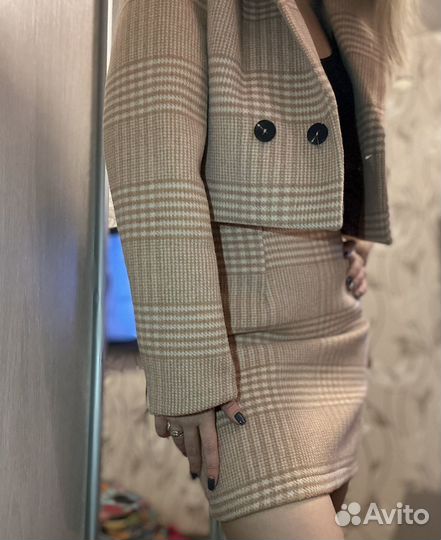 Костюм женский твидовый теплый
