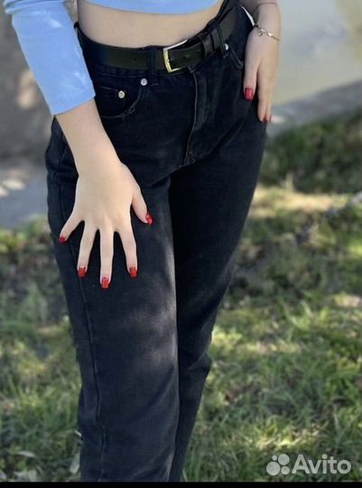 Джинсы pull and bear mom