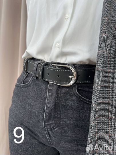 Женский кожаный ремень ручной работы