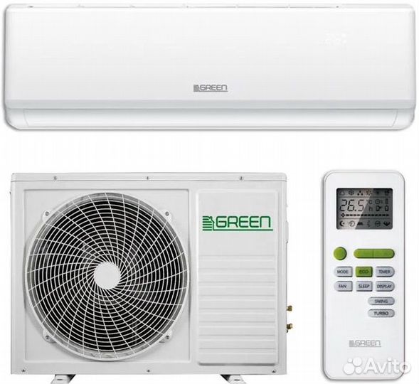 Сплит-система green TSI/TSO-09 hrsy1