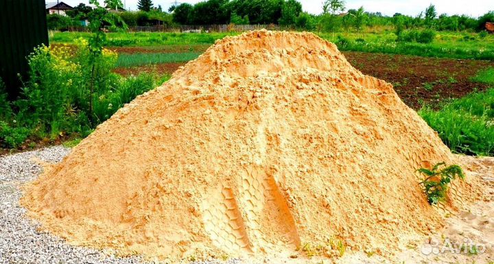 Песок карьерный с доставкой