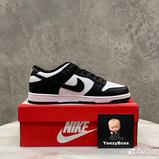 Кроссовки nike dunk low off white black