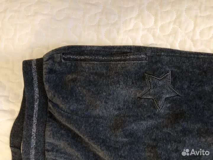 Велюровый спортивнай костюм для девочки, на 10 лет