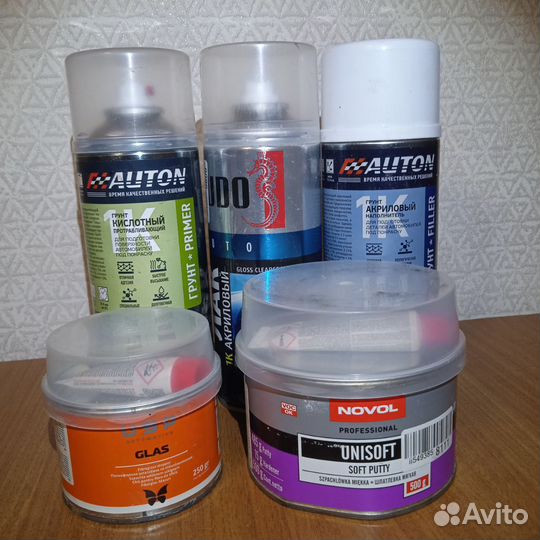 Лак, грунт, шпаклёвка