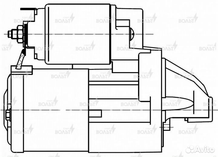 LST2506 Стартер для а / м mazda cx-5 (11) 2.5i (w / o-stop) 1, 2квт (lst 2506)