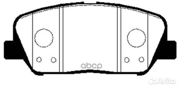 Колодки тормозные дисковые GK0553 CTR