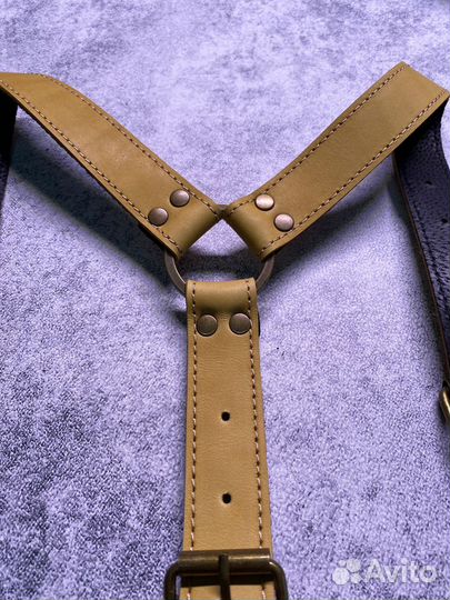 Подтяжки тактические, натуральная кожа
