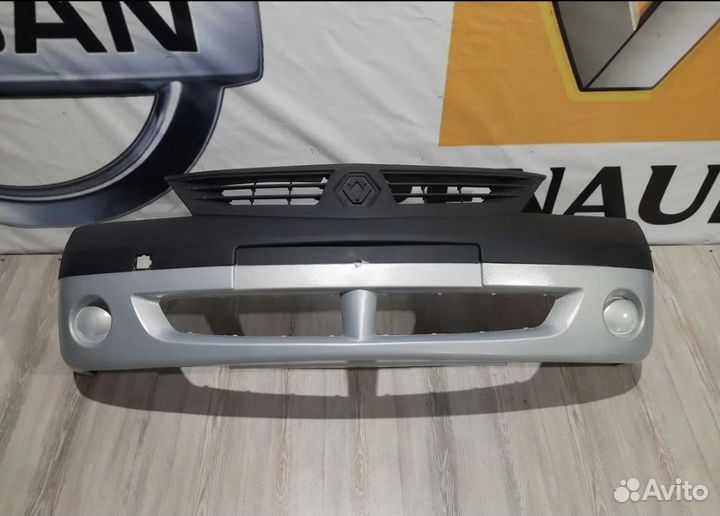 Бампер передний для Renault Logan 2005-2010