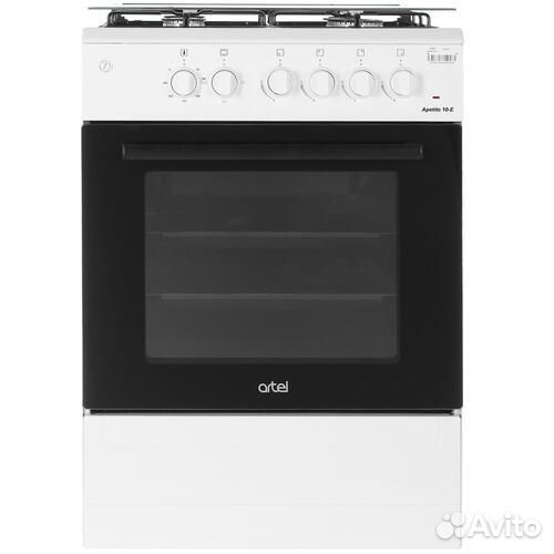 Плита газовая artel apetito 10-E белая (гк, комб