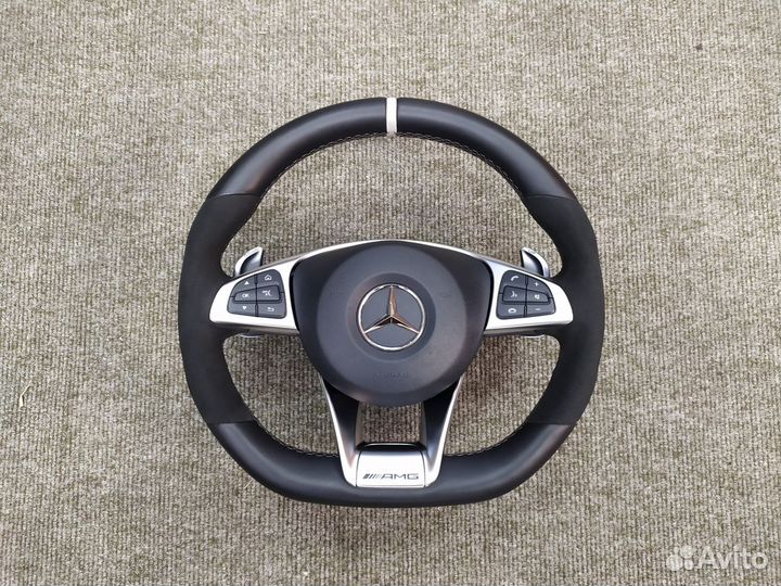 Руль AMG 6.3 на Mercedes GLC X253 С253 C W205