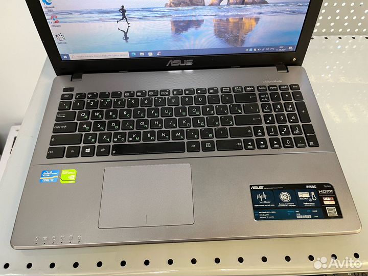 Ноутбук asus x550c (Intel Core i3 3217U/4gb/500gb