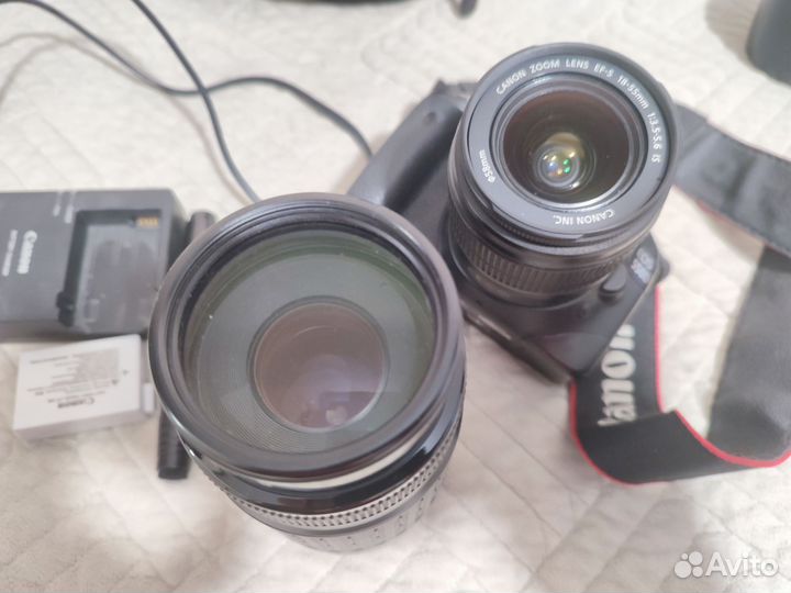 Зеркальный фотоаппарат canon 550d плюс объектив