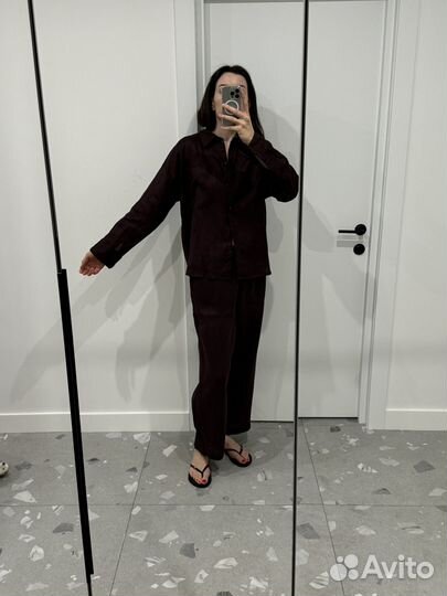 Костюм льняной H&M Premium Selection