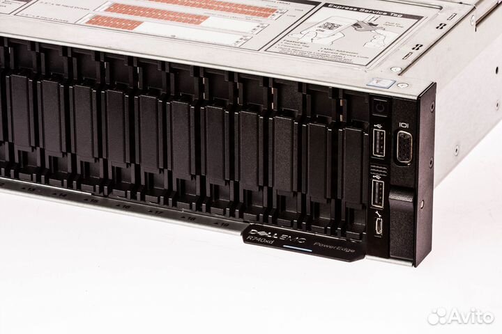 Сервер Dell R740xd 24SFF 2xGold 6146 64GB