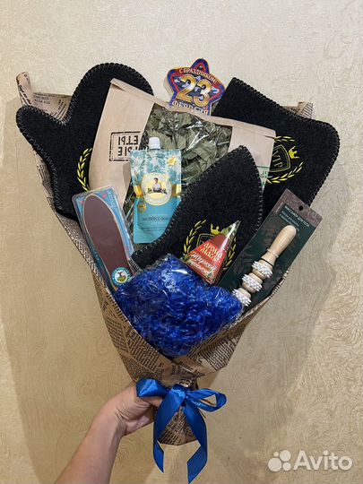Банный букет, подарок мужчине на 23 февраля