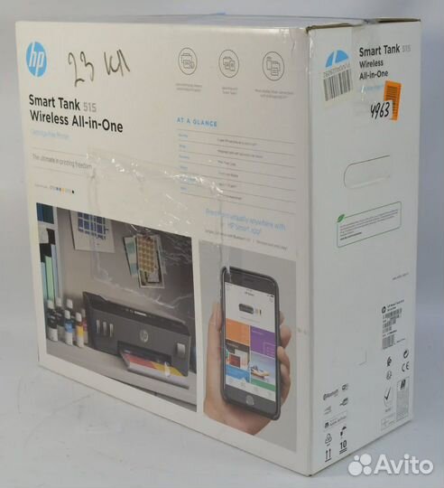 Мфу струйное HP SMART Tank 515 AiO (1TJ09A) k5 00