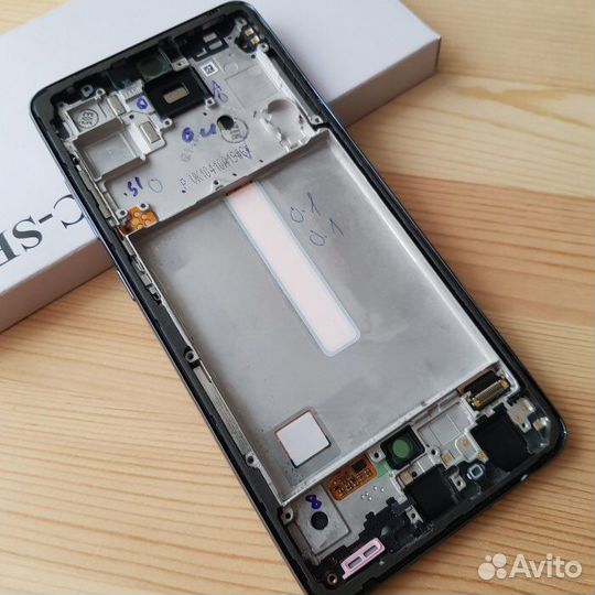 Дисплей Samsung A525F Galaxy A52 в рамке +тачскрин