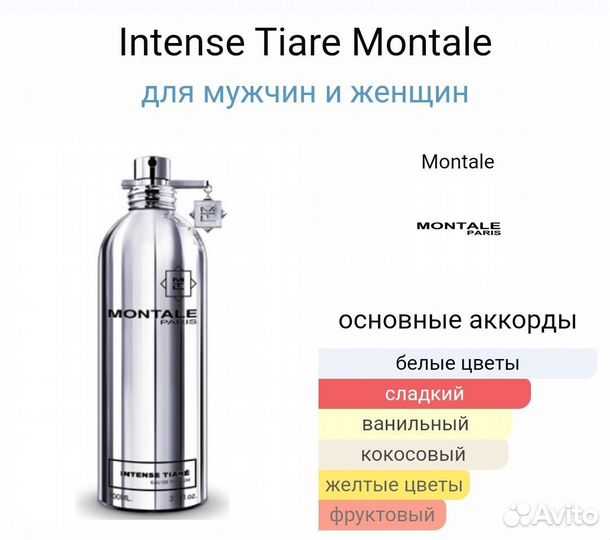 Montale Intense Tiare распив