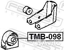 Сайлентблок передней подушки двигателя TMB-098