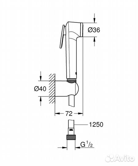 Grohe 26356IL0 Гигиенический душ