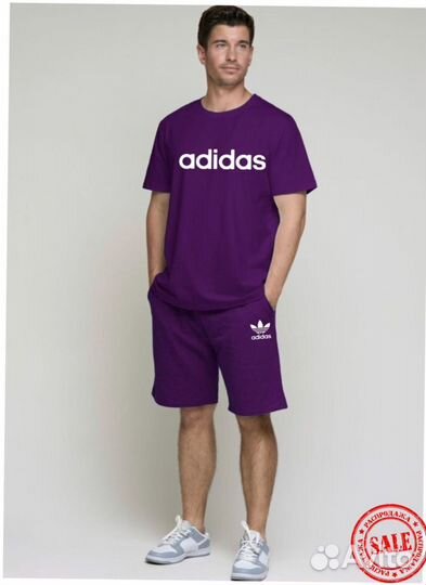 Спортивный костюм adidas (футболка+шорты)