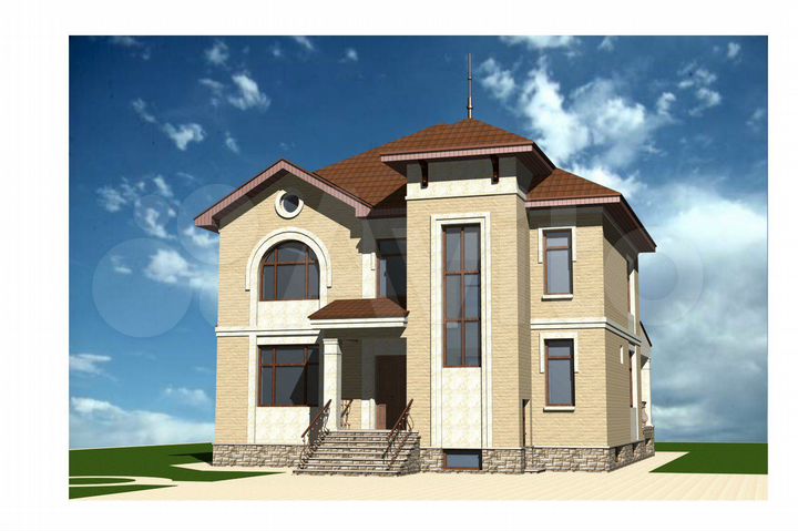 Дом 220 м² на участке 6,2 сот.