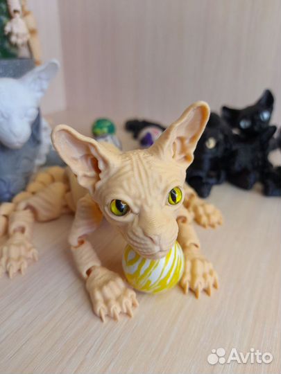 Кошка Сфинкс 3Д печать