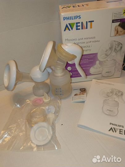 Молокоотсос ручной scf330 philips avent