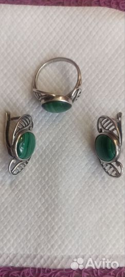Серьги советские серебро