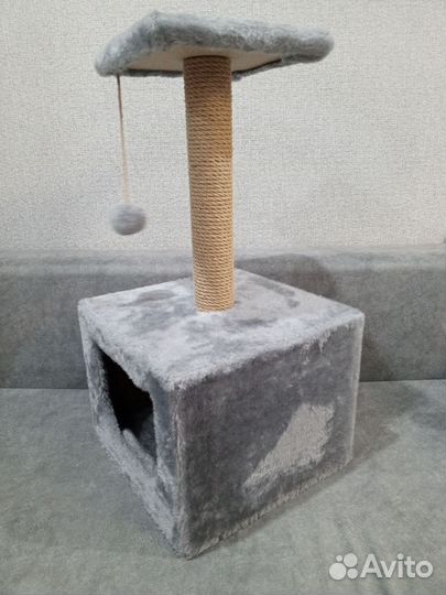 Когтеточка домик для кошки бу