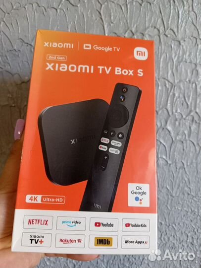 Тв-Приставка Xiaomi Mi Box S 4K GEN2 Новая