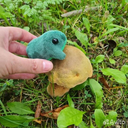 Лягушка плюшевая мини