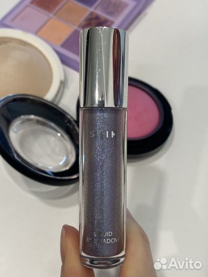 Тени Huda Beauty, MAC румяна, пудра shik