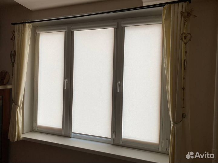 Римские шторы на электроприводе на заказ