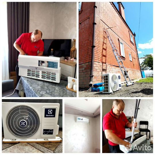 Ремонт сплит систем, заправка, установка