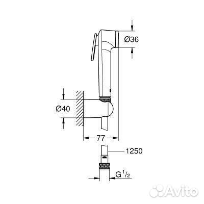 Душевой набор Grohe Tempesta-F Trigger Spray 30 2