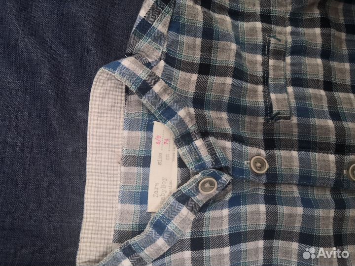 Рубашка zara 74р