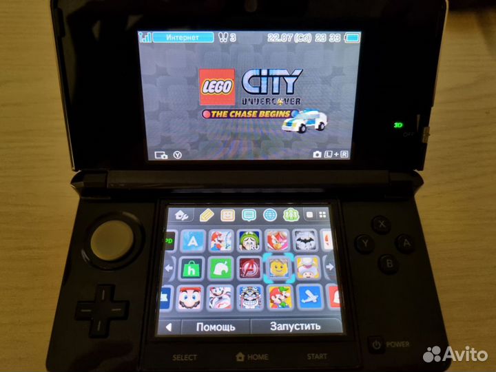 Nintendo 3ds прошитая 64gb