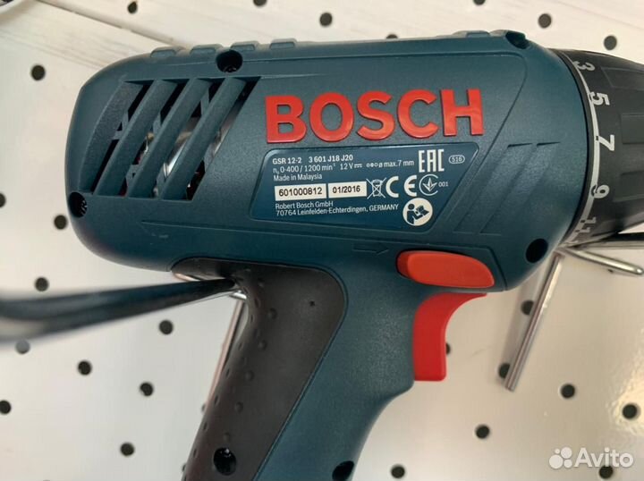 Аккумуляторная дрель-шуруповерт Bosch GSR 12-2