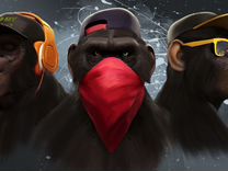 Интерьерная картина "Три обезьяны"