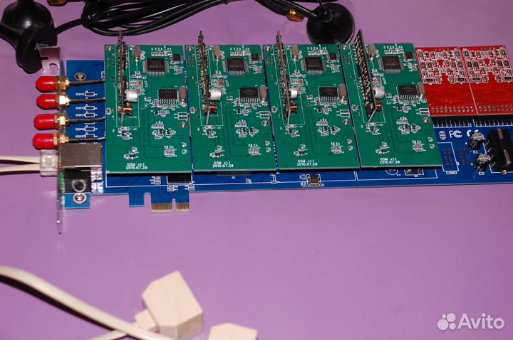 Внутренняя плата GSM шлюз для VoIP SIP IP атс 4к