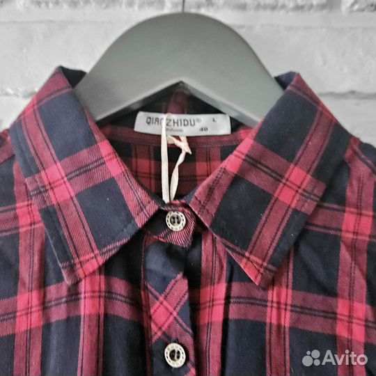 Платье рубашка женская 44