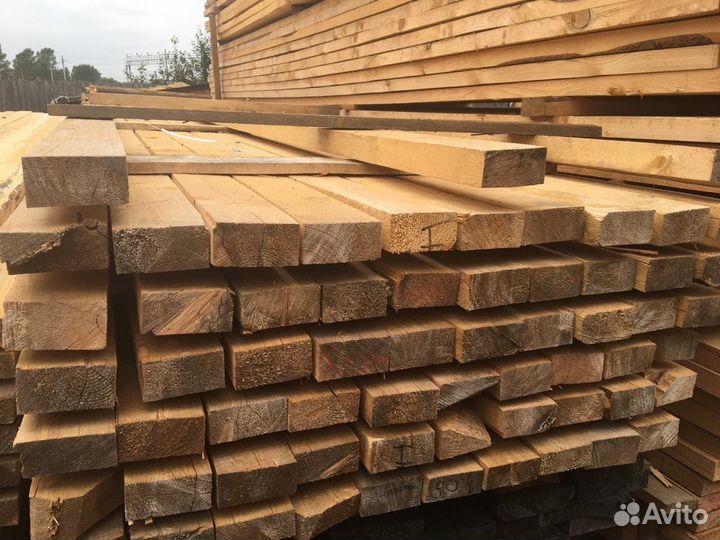 Доска обрезная естественной влажности хвоя 2 сорт