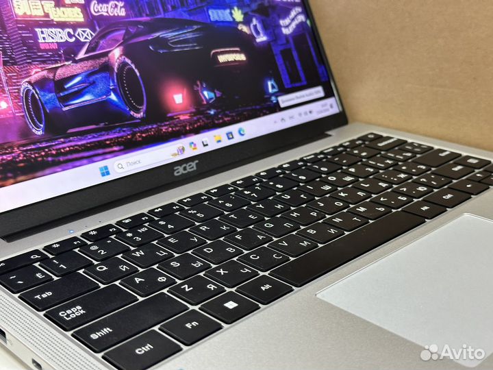 Ноутбук новый acer IPS озу 8gb DDR5