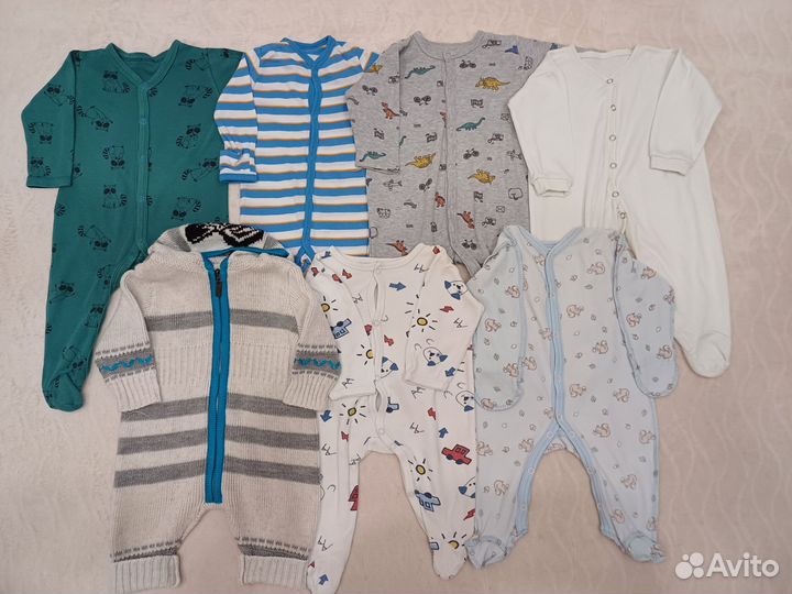 Одежда пакетом для мальчика 56-62-68