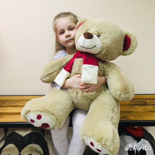 Плюшевый медведь 80 - 90 см мишка панда