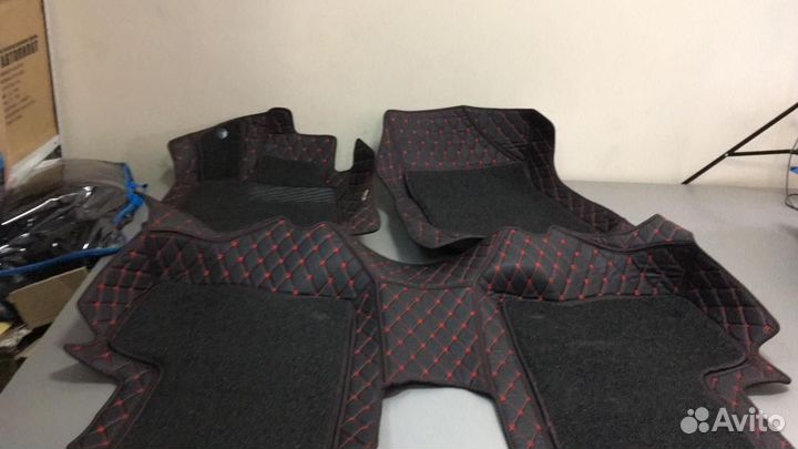 3D Коврики Geely Салон Багажник из Экокожи