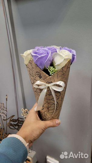 Мыльные цветы, розы, букеты из мыла, подарок