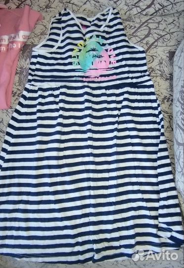 Пакет одежды на девочку 140