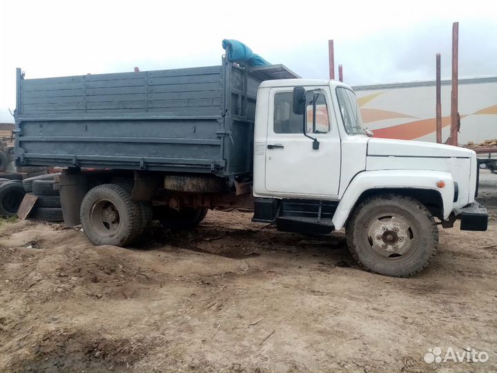 Доставка Газ-самосвал на дачу, дрова, опилки